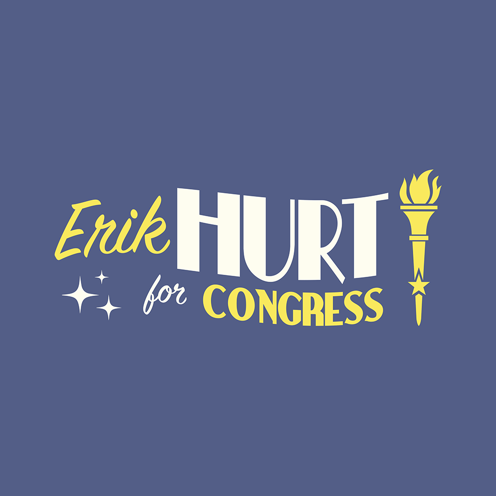 Erik Hurt for Congress, Indiana District 8 Campaign Logo